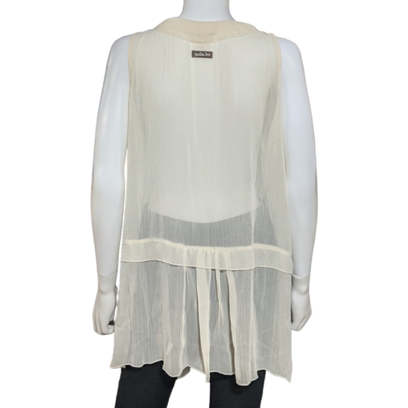 Matilda Jane Lt Yellow Sheer Top, XL - Picture 4 of 6